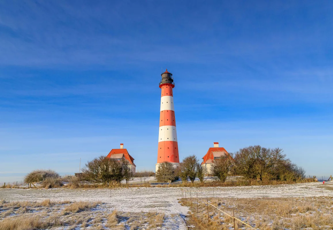 Foto-Hotspot Westerhever Leuchtturm
